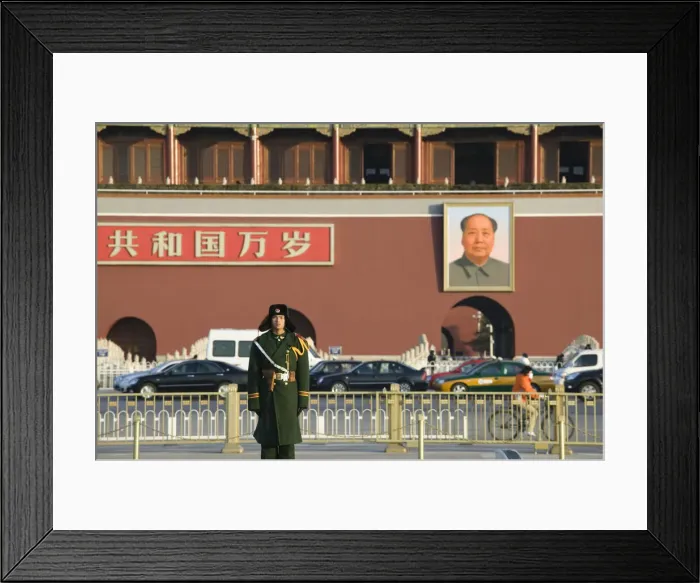 Framed Print : China, Beijing, Tiananmen Square, Gate of Heavenly Peace, entrance to the Forbidden City Framed Print : China, Beijing, Tiananmen Square, Gate of Heavenly Peace, entrance to the Forbidden City