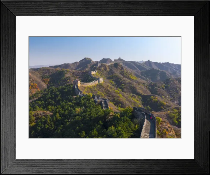 Framed Print : China, Hebei Province, Luanping County, Jinshanling, Great Wall of China (UNESCO World