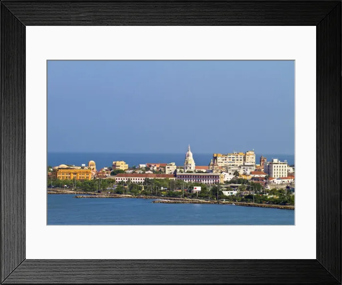Framed Print : Colombia, Bolivar, Cartagena De Indias, Old walled city Framed Print : Colombia, Bolivar, Cartagena De Indias, Old walled city