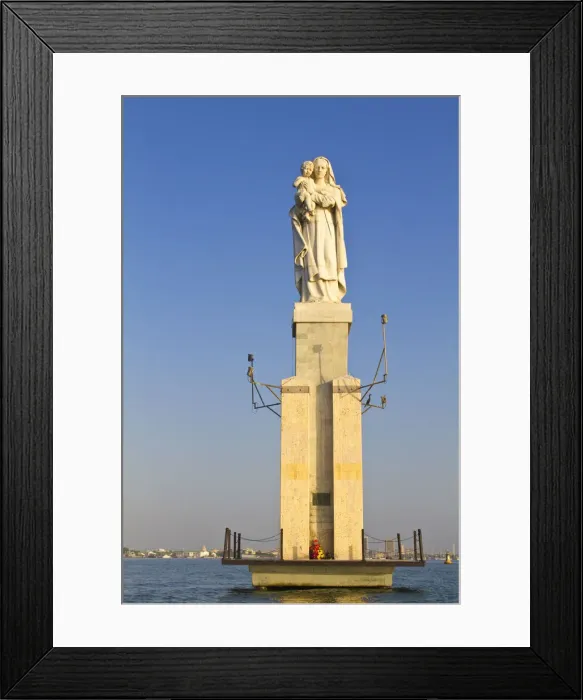 Framed Print : Colombia, Bolivar, Cartagena De Indias, Statue in Bahia de Cartagena Framed Print : Colombia, Bolivar, Cartagena De Indias, Statue in Bahia de Cartagena