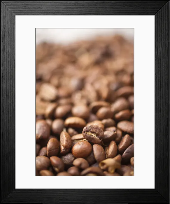 Framed Print : Colombia, Caldas, Manizales, Colombian Coffee beans