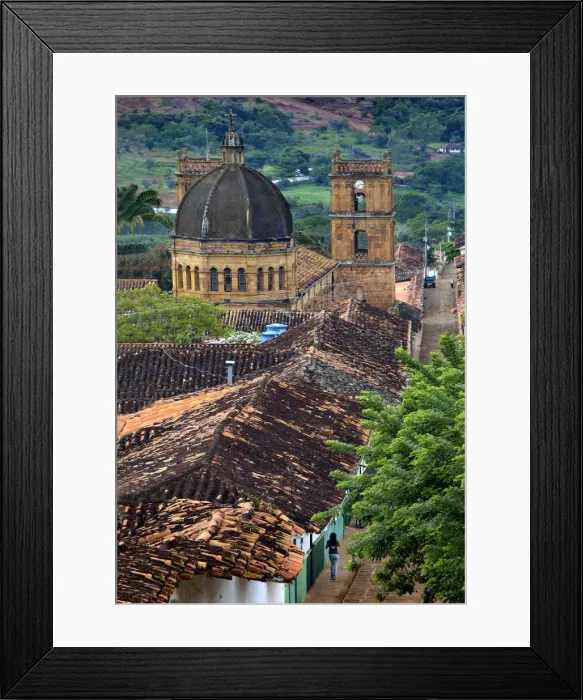 Framed Print : Colombia, Barichara, Colonial Town, National Monument, Santander Province, 18th century Framed Print : Colombia, Barichara, Colonial Town, National Monument, Santander Province, 18th century