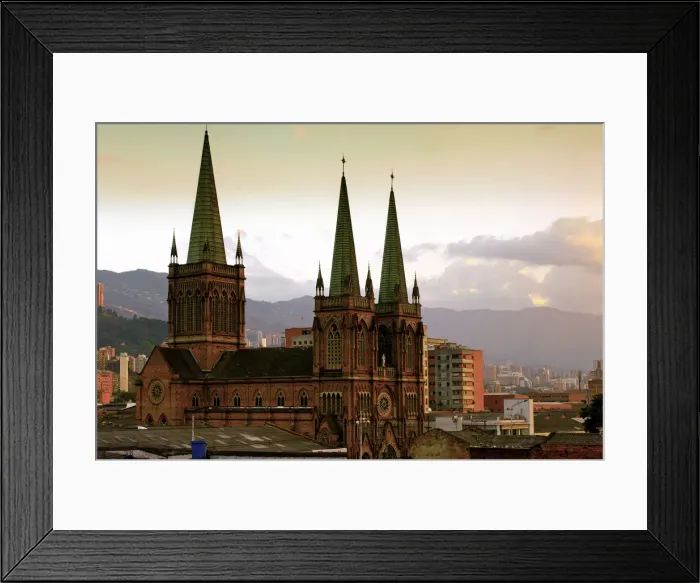 Framed Print : Medellin, Colombia, Iglesia Nuestra Senora del Perpetuo Socorro (Church of Our Lady Framed Print : Medellin, Colombia, Iglesia Nuestra Senora del Perpetuo Socorro (Church of Our Lady