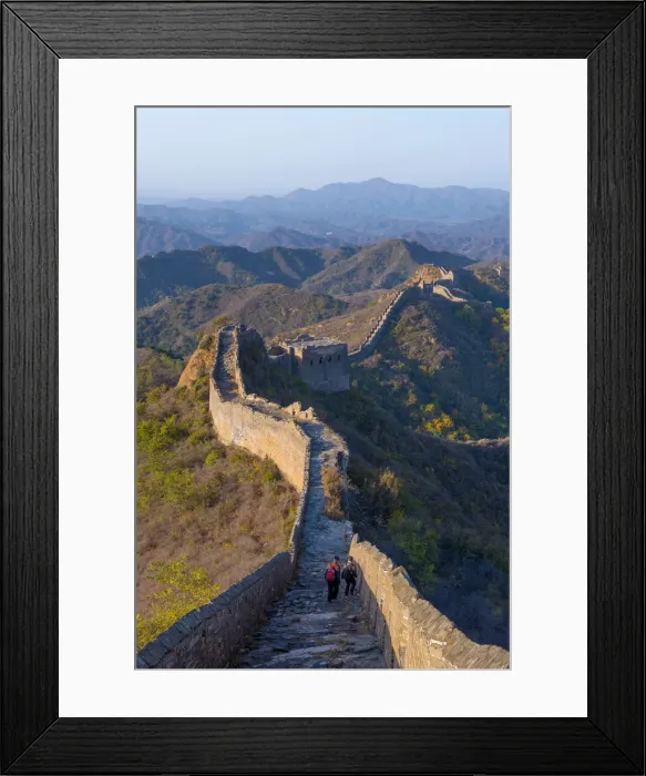 Framed Print : China, Hebei Province, Luanping County, Jinshanling, Great Wall of China (UNESCO World Framed Print : China, Hebei Province, Luanping County, Jinshanling, Great Wall of China (UNESCO World