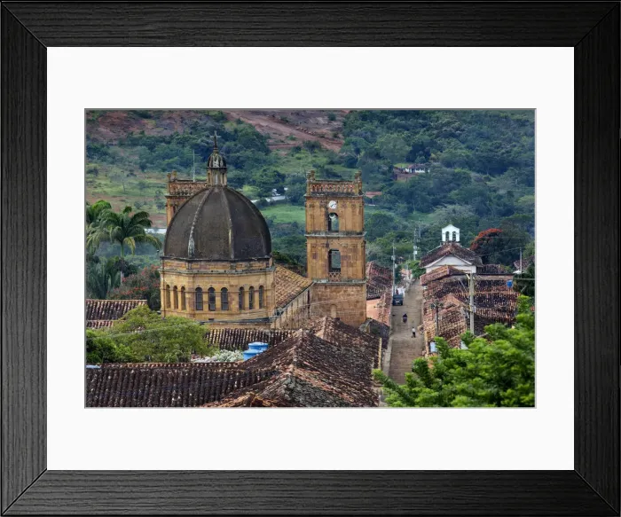 Framed Print : Colombia, Barichara, Colonial Town, National Monument, Santander Province, 18th century Framed Print : Colombia, Barichara, Colonial Town, National Monument, Santander Province, 18th century
