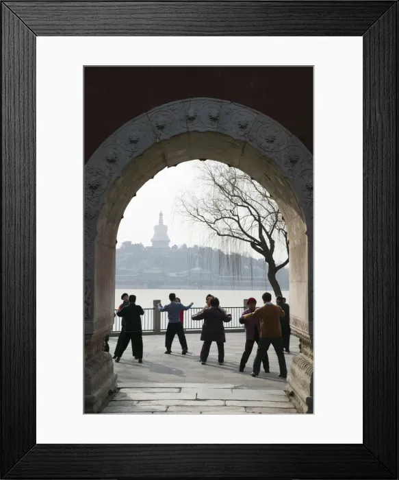 Framed Print : China, Beijing, Xicheng District, Behai Park, Outdoor Dancing Class Framed Print : China, Beijing, Xicheng District, Behai Park, Outdoor Dancing Class