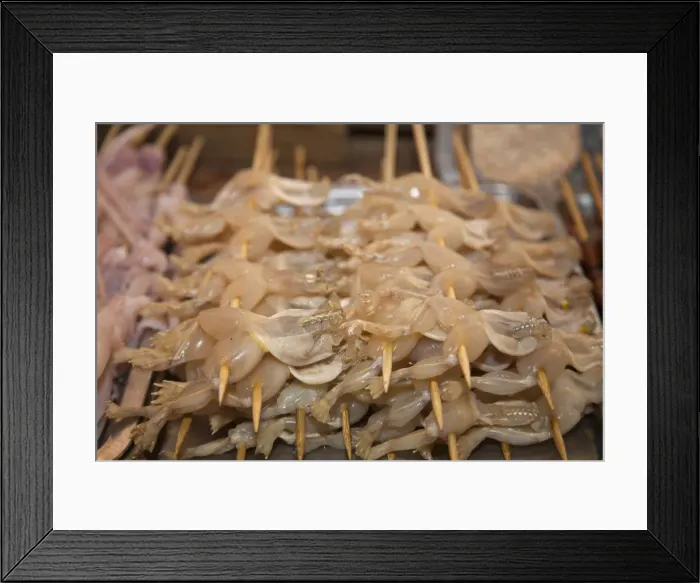 Framed Print : China, Beijing, Donghuamen night market