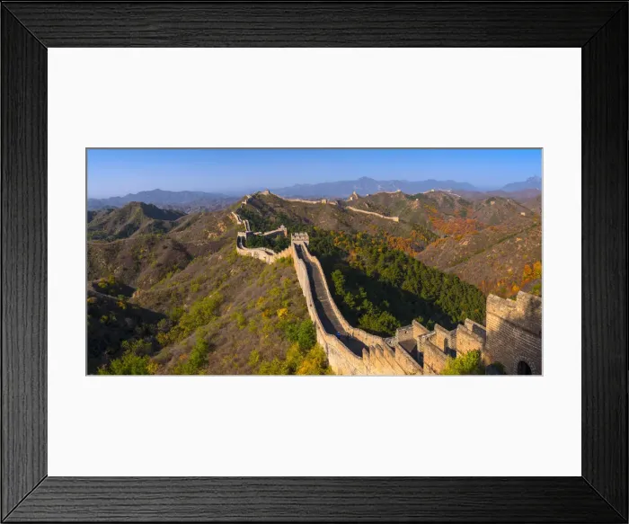 Framed Print : China, Hebei Province, Luanping County, Jinshanling, Great Wall of China (UNESCO World Framed Print : China, Hebei Province, Luanping County, Jinshanling, Great Wall of China (UNESCO World