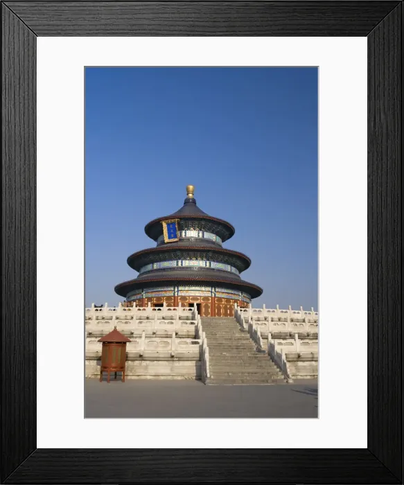 Framed Print : Qinan Hall, Temple of Heaven, Beijing, China