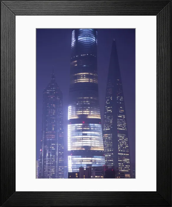Framed Print : Shanghai Tower, Jin Mao Tower and Shanghai World Finance Center, Pudong, Shanghai, China Framed Print : Shanghai Tower, Jin Mao Tower and Shanghai World Finance Center, Pudong, Shanghai, China