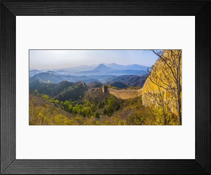 Framed Print : China, Beijing Municipality, Miyun County, Great Wall of China (UNESCO World Heritage Framed Print : China, Beijing Municipality, Miyun County, Great Wall of China (UNESCO World Heritage