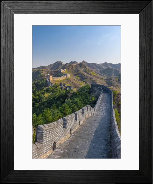 Framed Print : China, Hebei Province, Luanping County, Jinshanling, Great Wall of China (UNESCO World Framed Print : China, Hebei Province, Luanping County, Jinshanling, Great Wall of China (UNESCO World