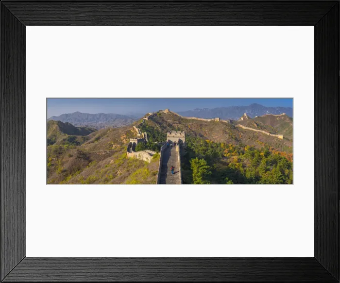 Framed Print : China, Hebei Province, Luanping County, Jinshanling, Great Wall of China (UNESCO World Framed Print : China, Hebei Province, Luanping County, Jinshanling, Great Wall of China (UNESCO World