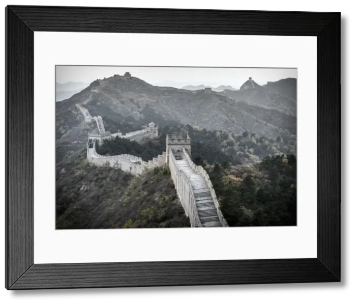 Framed Print : China, Hebei Province, Luanping County, Jinshanling, Great Wall of China (UNESCO World