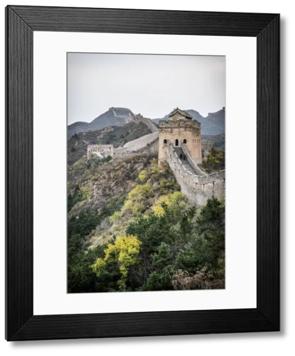 Framed Print : China, Hebei Province, Luanping County, Jinshanling, Great Wall of China (UNESCO World Framed Print : China, Hebei Province, Luanping County, Jinshanling, Great Wall of China (UNESCO World