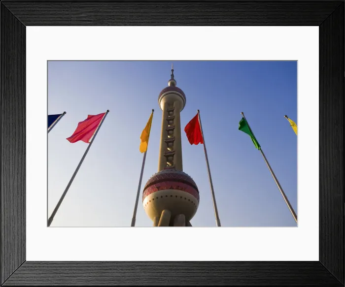 Framed Print : China, Shanghai, Pudong, Lujiazui financial district, Oriental Pearl Tower Framed Print : China, Shanghai, Pudong, Lujiazui financial district, Oriental Pearl Tower