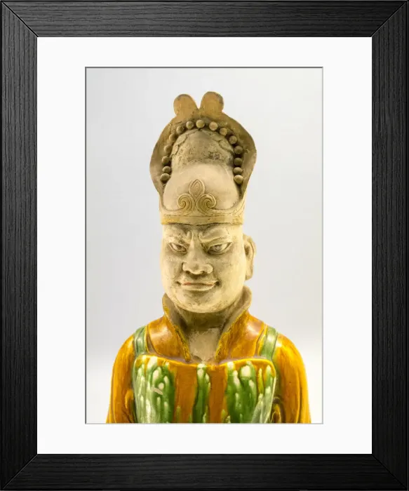 Framed Print : Glazed pottery figurine (Tang dynasty AD618-907), Shanghai Museum, Peoples Square Framed Print : Glazed pottery figurine (Tang dynasty AD618-907), Shanghai Museum, Peoples Square