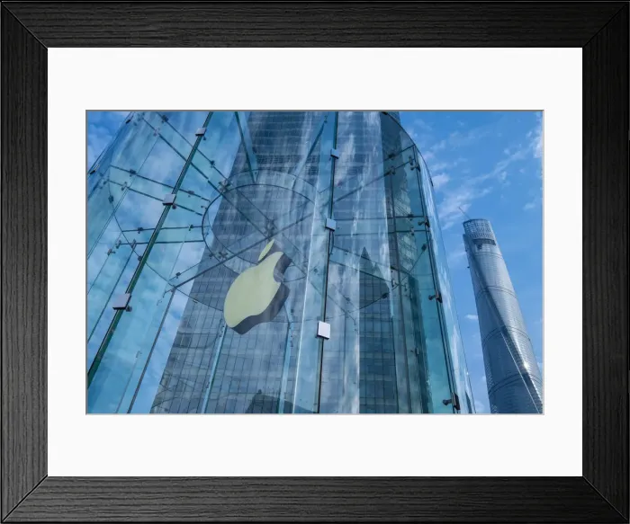 Framed Print : Apple Store at the IFC Shopping Mall (Shanghai Tower behind), Lujiazui, Pudong, Shanghai Framed Print : Apple Store at the IFC Shopping Mall (Shanghai Tower behind), Lujiazui, Pudong, Shanghai