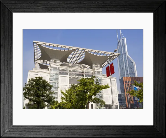 Framed Print : China, Shanghai, Renmin Park, Urban Planning Exhibition Hall Framed Print : China, Shanghai, Renmin Park, Urban Planning Exhibition Hall