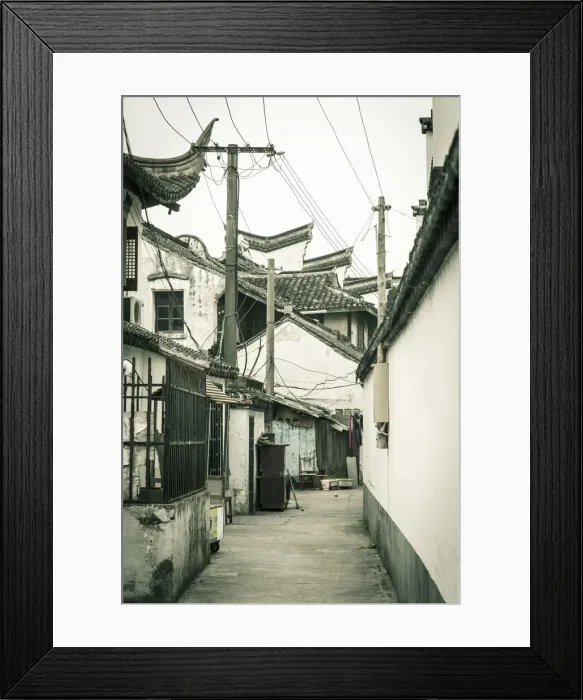 Framed Print : Qibao, Shanghai, China Framed Print : Qibao, Shanghai, China