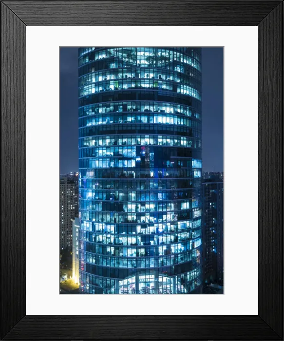 Framed Print : Office building, The Bund, Shanghai, China Framed Print : Office building, The Bund, Shanghai, China