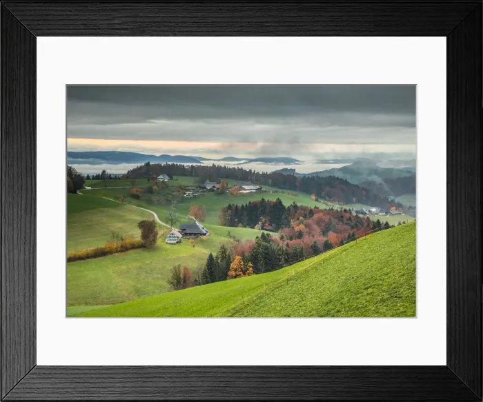 Framed Print : Emmental Valley, Berner Oberland, Switzerland
