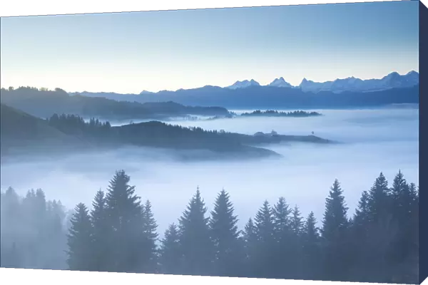 Emmental Valley and the Bernese Alps, Berner Oberland, Switzerland