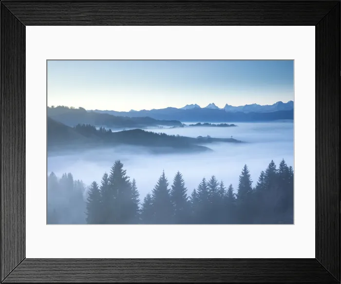 Framed Print : Emmental Valley and the Bernese Alps, Berner Oberland, Switzerland Framed Print : Emmental Valley and the Bernese Alps, Berner Oberland, Switzerland