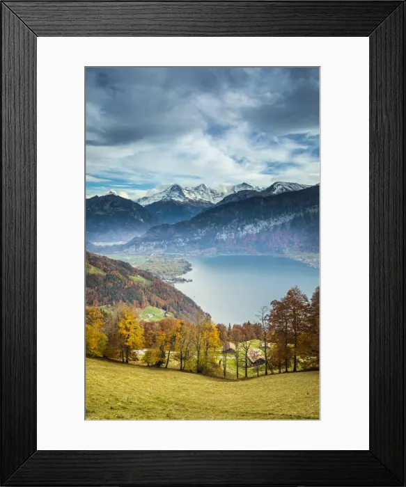 Framed Print : Eiger, Monch & Jungfrau mountains, above Lake Thun, Berner Oberland, Switzerland Framed Print : Eiger, Monch & Jungfrau mountains, above Lake Thun, Berner Oberland, Switzerland