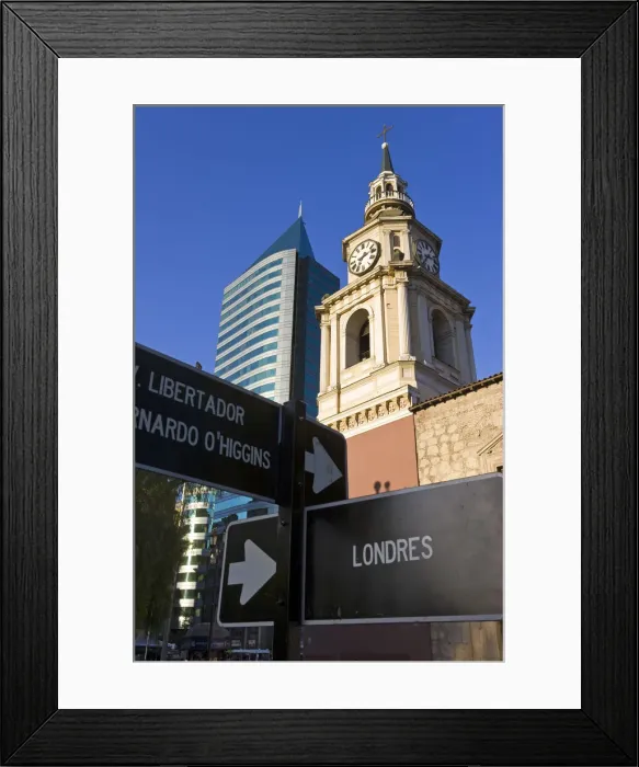 Framed Print : Chile, Santiago, Iglesia de San Francisco & Museo Colonial in central Santiago Framed Print : Chile, Santiago, Iglesia de San Francisco & Museo Colonial in central Santiago