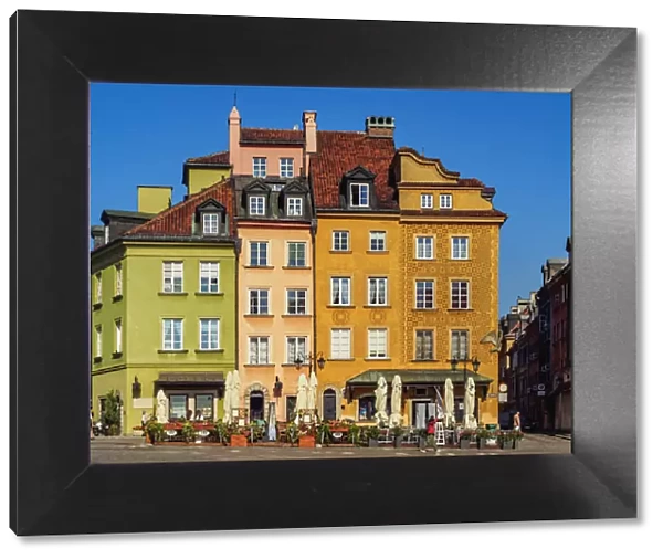 Poland, Masovian Voivodeship, Warsaw, Old Town, Architecture of the Castle Square