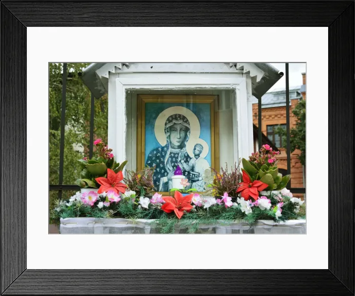 Framed Print : Religious places in the Praga district. Unlike the western parts of Warsaw, Praga Framed Print : Religious places in the Praga district. Unlike the western parts of Warsaw, Praga