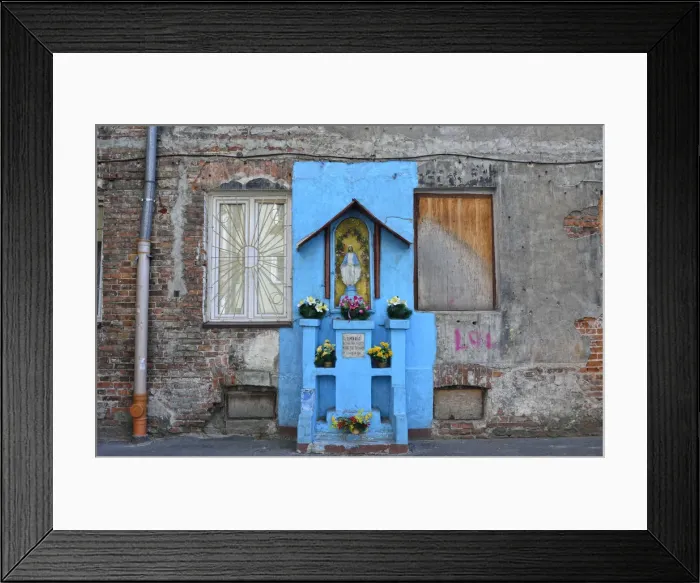Framed Print : Religious places in the Praga district. Unlike the western parts of Warsaw, Praga Framed Print : Religious places in the Praga district. Unlike the western parts of Warsaw, Praga