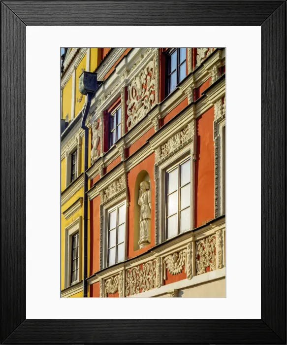 Framed Print : Poland, Lublin Voivodeship, Zamosc, Old Town, Colourful Houses on the Market Square Framed Print : Poland, Lublin Voivodeship, Zamosc, Old Town, Colourful Houses on the Market Square