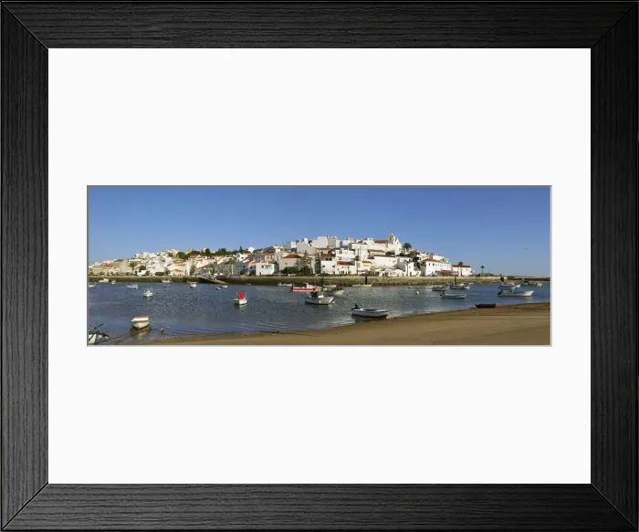 Framed Print : Ferragudo, a little fishing village, Algarve, Portugal