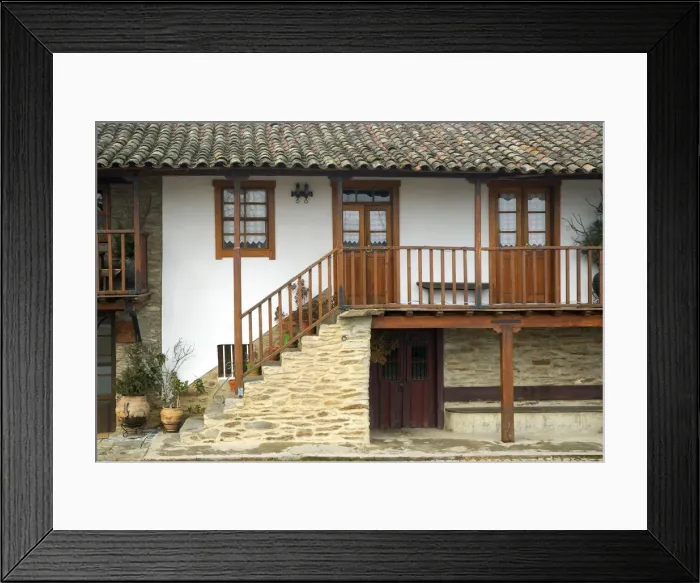 Framed Print : Traditional house from Tras os Montes, Portugal