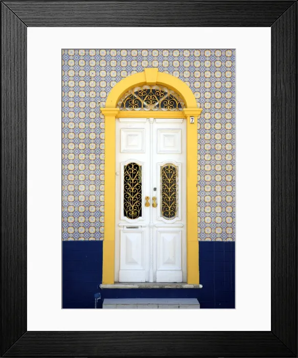 Framed Print : Door of Ferragudo, Algarve, Portugal Framed Print : Door of Ferragudo, Algarve, Portugal