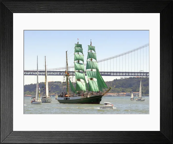 Framed Print : Tall ships regatta along the Tagus river (rio Tejo) Framed Print : Tall ships regatta along the Tagus river (rio Tejo)