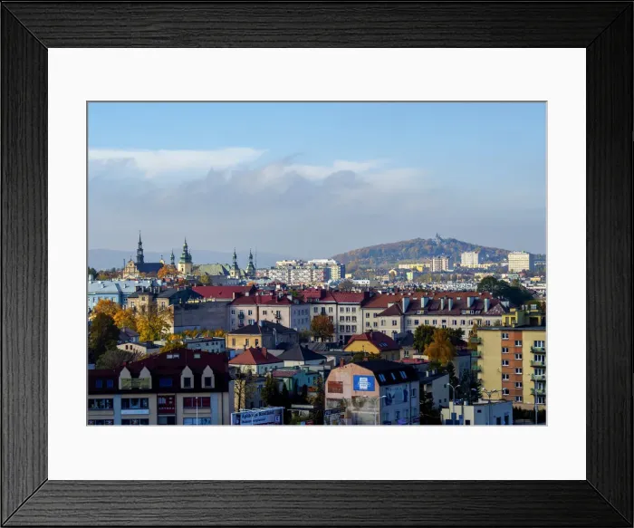 Framed Print : Poland, Swietokrzyskie Voivodeship, Kielce Cityscape Framed Print : Poland, Swietokrzyskie Voivodeship, Kielce Cityscape