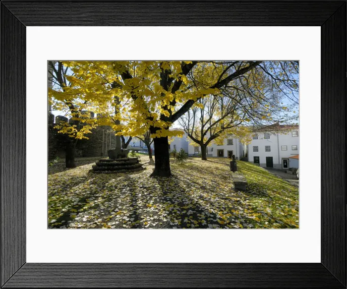 Framed Print : The citadel of Braganca in Autumn. Tras os Montes, Portugal Framed Print : The citadel of Braganca in Autumn. Tras os Montes, Portugal