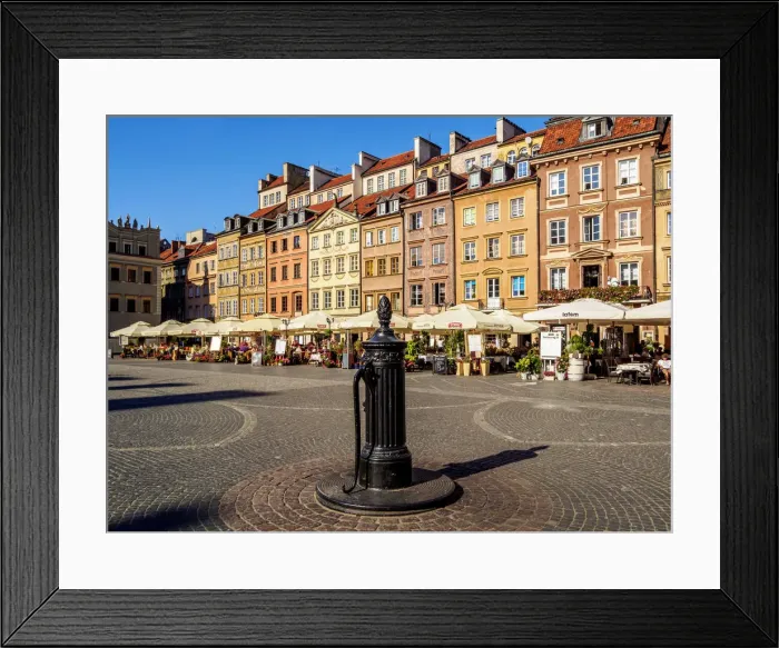 Framed Print : Poland, Masovian Voivodeship, Warsaw, Old Town Market Place Framed Print : Poland, Masovian Voivodeship, Warsaw, Old Town Market Place