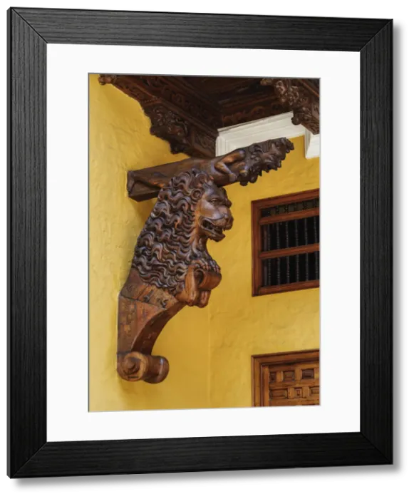 Framed Print : Architecture Detail, Old Town, Lima, Peru Framed Print : Architecture Detail, Old Town, Lima, Peru