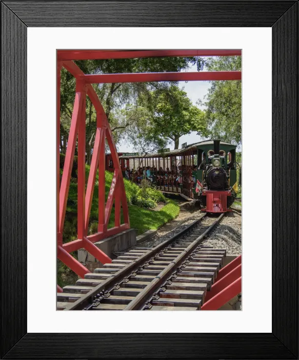 Framed Print : Train in Parque de la Amistad, Friendship Park, Santiago de Surco District, Lima, Peru Framed Print : Train in Parque de la Amistad, Friendship Park, Santiago de Surco District, Lima, Peru