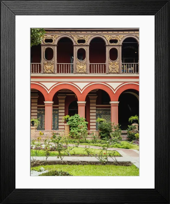 Framed Print : Cloister in Convent of Santo Domingo, Lima, Peru