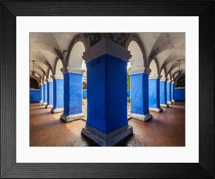 Framed Print : Orange Tree Cloister, Santa Catalina Monastery, Arequipa, Peru Framed Print : Orange Tree Cloister, Santa Catalina Monastery, Arequipa, Peru