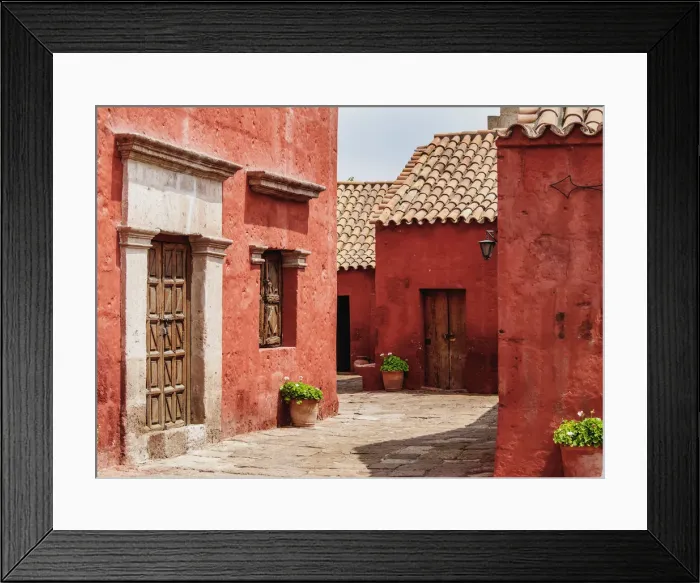 Framed Print : Toledo Street, Santa Catalina Monastery, Arequipa, Peru