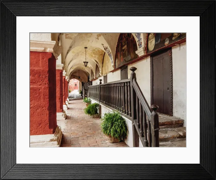 Framed Print : Great Cloister, Santa Catalina Monastery, Arequipa, Peru Framed Print : Great Cloister, Santa Catalina Monastery, Arequipa, Peru