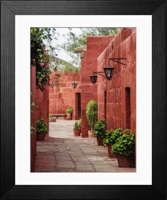 Framed Print : Toledo Street, Santa Catalina Monastery, Arequipa, Peru Framed Print : Toledo Street, Santa Catalina Monastery, Arequipa, Peru