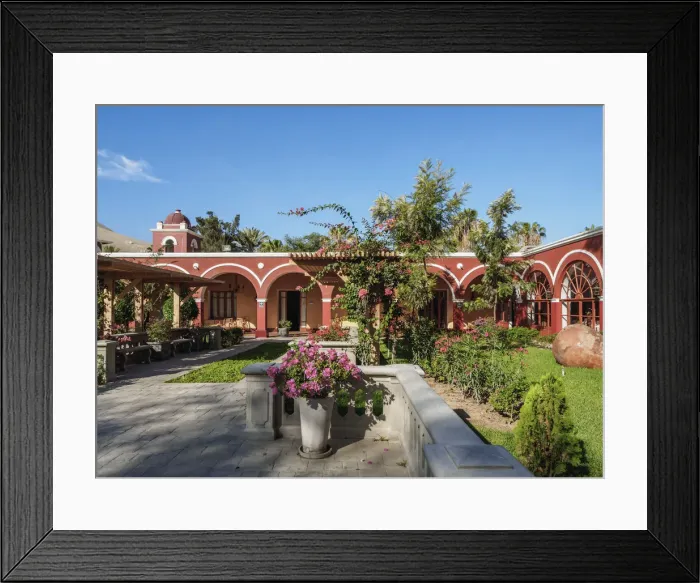 Framed Print : Hotel Mossone, Huacachina, Ica Region, Peru Framed Print : Hotel Mossone, Huacachina, Ica Region, Peru