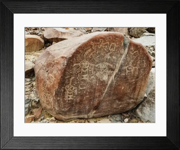 Framed Print : The Stages of Life Petroglyph, Palpa, Ica Region, Peru Framed Print : The Stages of Life Petroglyph, Palpa, Ica Region, Peru